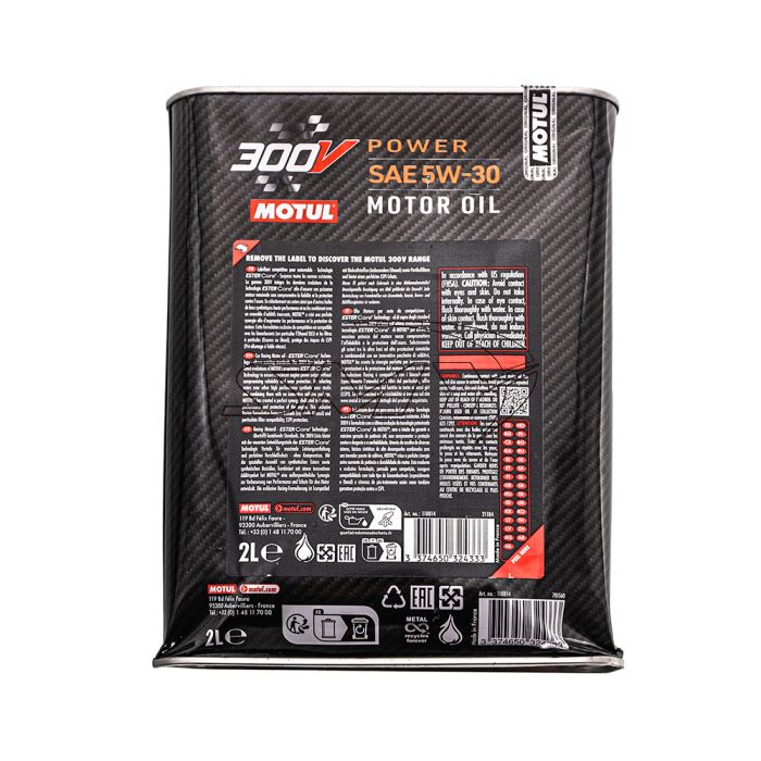 MOTUL 300V Competition Series 5W30 Synthetic-Ester Racing Oil 2