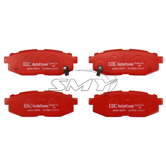 パーツ BR16-REDMF / BR16-REDMRSS DP31758C EBC Redstuff Ceramic Rear Brake Pads Low Dust Subaru 2022