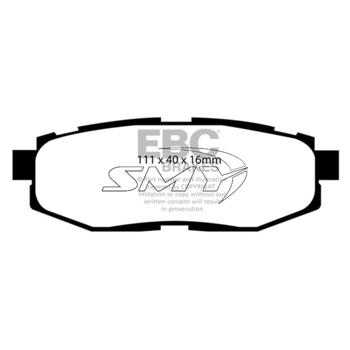 DP31758C EBC Redstuff Ceramic Rear Brake Pads Low Dust Subaru 2022
