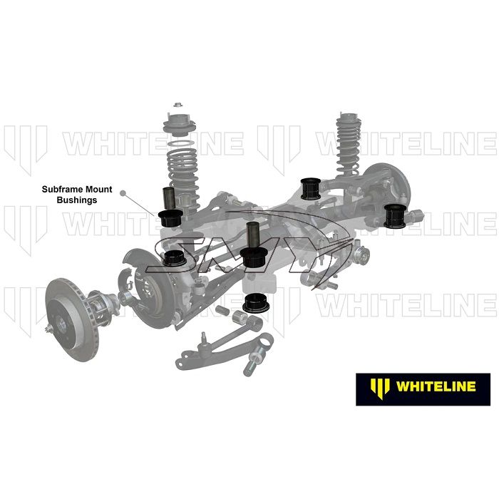 KDT938 Whiteline Rear Subframe Crossmember Bushing Kit Subaru 2015 KDT938 Whiteline Rear Subframe Crossmember Bushing Kit Subaru 2015