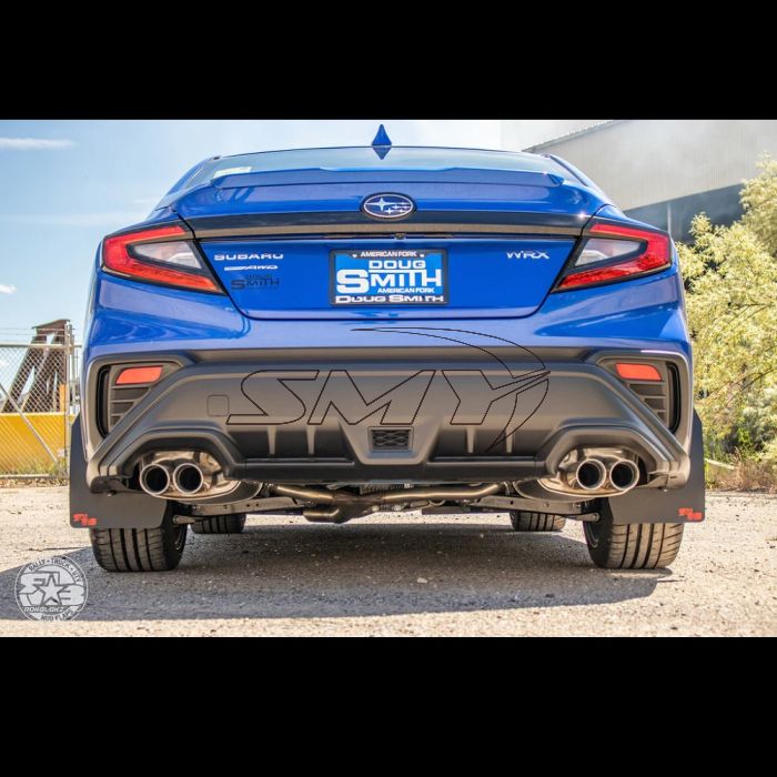 RokBlokz 泥よけ スバル WRX STI用 カスタムカット・フィットの泥よけ。取り付け金具付き。 Originalz ブラック 15+ WRX RBFLAPS-VB ROKBLOKZ Rally Mud Flaps (Choose Colors) Subaru 2022