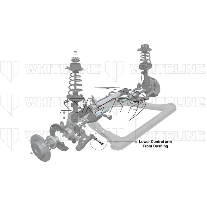 Whiteline Front Control Arm bushings for BMW E46 non-M - Vorshlag