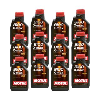 MOTUL 8100 X-MAX 0w40 Synthetic 1 Liter - CASE