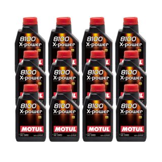 MOTUL 8100 X-Power 10w60 Synthetic 1 Liter - CASE