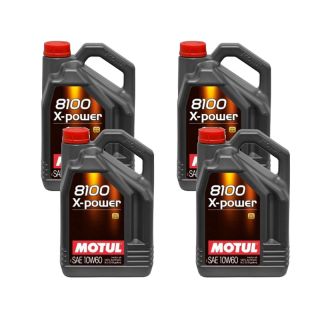 MOTUL 8100 X-Power 10w60 Synthetic 5 Liter - CASE