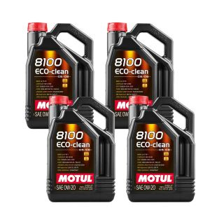 MOTUL 8100 ECO-Clean 0w20 Synthetic 5 Liter - CASE