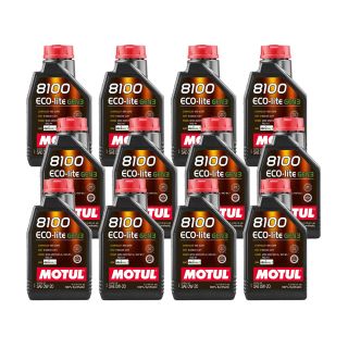 MOTUL 8100 ECO-Lite Gen3 0w20 Synthetic 1 Liter - CASE