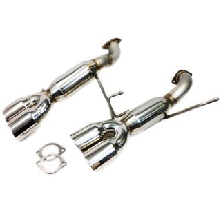 ETS Axle Back Exhaust System Muffled w/ Polished Tips Subaru 2022-2026 WRX