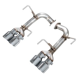 AWE Tuning Track Edition Axleback Exhaust Chrome Silver Tips Subaru 2022-2025 WRX