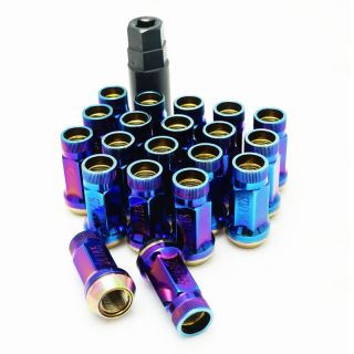 Muteki SR45 Open Ended Lug Nuts 12x1.25 Universal Burned Blue