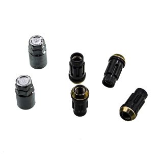 Muteki SR45R Open Ended Lock Set Black 12x1.25