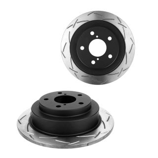 DBA 4000 Series T3 Slotted Rear Rotors (Pair) Subaru 2002-2005 WRX
