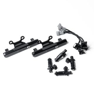 DeatschWerks Fuel Injectors 1200cc w/ Top Feed Fuel Rails Subaru 2002-2014 WRX / 2007-2021 STI