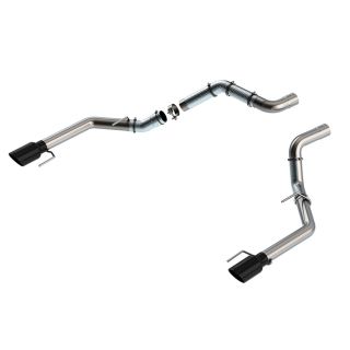 Borla Tail Pipe Kit w/ Black Chrome Tips Ford 2021-2025 F-150 Raptor / 2023-2025 Raptor R