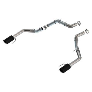 Borla Tail Pipe Kit w/ Brawler Ceramic Black Tips Ford 2021-2025 F-150 Raptor / 2023-2025 Raptor R