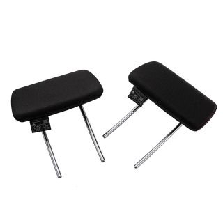 JDM Rear Headrest Set Cloth Red Stitching Subaru 2015-2021 WRX / STI