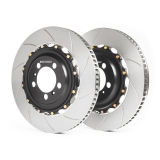 GiroDisc 2 Piece Front Floating Rotors Pair Toyota 2023-2025 GR Corolla