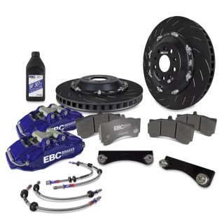 EBC Apollo 6 Piston Front Big Brake Kit Blue Subaru 2002-2014 WRX / 2004-2021 STI