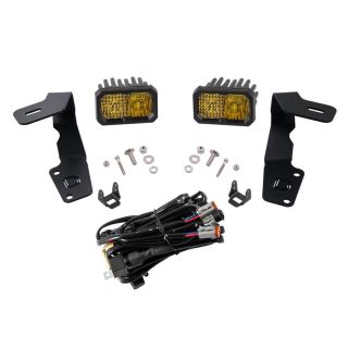 Diode Dynamics Stage Series 2 Inch Ditch Light Kit Pro Yellow Combo Subaru 2015-2021 WRX / STI