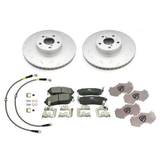 FactionFab Full Brake Kit Combo Front Subaru 2011-2014 WRX