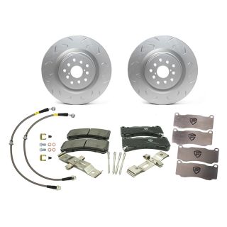 FactionFab Full Brake Kit Combo Front Subaru 2018-2021 STI / 2022-2026 WRX (BREMBO ONLY)
