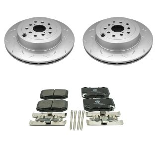 FactionFab Pad / Rotor Combo Rear Subaru 2018-2021 STI / 2022-2026 WRX (BREMBO ONLY)