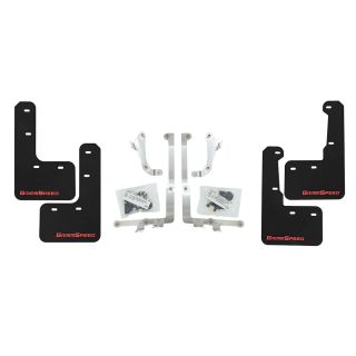 GrimmSpeed Mudflaps Kit Red Subaru 2015-2021 WRX / STI