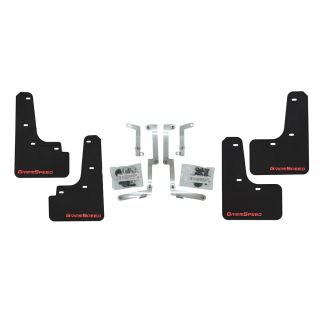 GrimmSpeed Mudflaps Kit Red Subaru 2022-2025 WRX