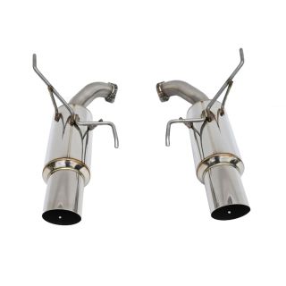 Invidia N1 Axleback Stainless Steel Tips Subaru 2022-2025 WRX