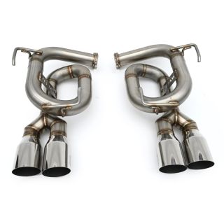 Invidia Axleback Twin Loop Burnt Stainless Seel Tips Subaru 2022-2025 WRX