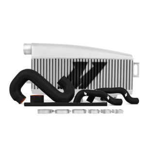 Mishimoto Top Mount Intercooler Silver w/ Black Hoses Subaru 2002-2007 WRX / STI