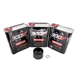 MOTUL 300V POWER 0w20 6 Liter Oil Change Package Subaru 2022-2025 WRX