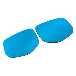 OLM Wide Angle Convex Mirror Set w/ Turn Signals & Defrosters (Blue Tinted) Subaru 2022-2025 WRX