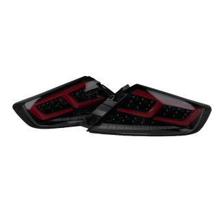 OLM Spec-AR LED Taillights - Smoke Lens / Black Base / Red Bar Subaru 2022-2025 WRX