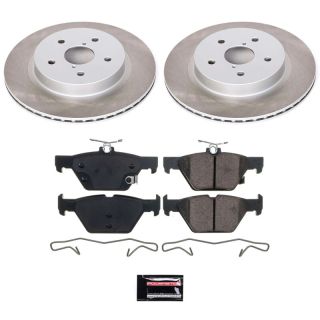 Power Stop Z17 Evolution Semi-Coated Rear Rotor Kit 2016-2025 WRX w/ Eyesight
