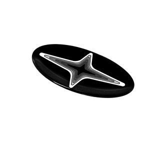 Steering Wheel Gel Emblem SMY Concept Design White Subaru 2002-2026 WRX / STI