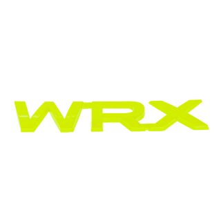 WRX Trunk Badge Gloss Neon Green - Universal