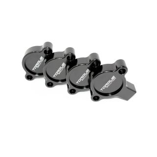 Torque Solution AVCS Cam Sensor Black Cover Set 2015-2021 WRX / BRZ / Legacy / Outback / Impreza / Forester