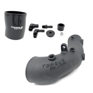 Torque Solution Cast Aluminum HD Hard Turbo Inlet OEM / 3" Subaru 2002-2007 WRX / 2004-2021 STI