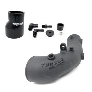 Torque Solution Cast Aluminum HD Hard Turbo Inlet OEM / 2.4" Subaru 2002-2007 WRX / 2004-2021 STI