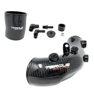Torque Solution Carbon Fiber HD Turbo Inlet OEM / 3" Subaru 2002-2007 WRX / 2004-2021 STI