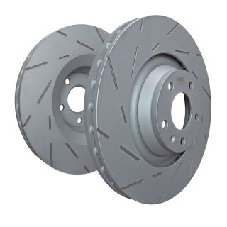 EBC Ultimax Slotted Vented Front Rotors Pair Subaru 2022-2025 WRX