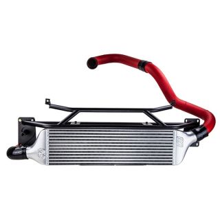 TurboXS Front Mount Intercooler (FMIC) Wrinkle Red Subaru 2015-2021 WRX
