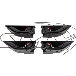 11011161051XC JDM Black Door Handle Cup Kit Subaru 2022-2025 WRX